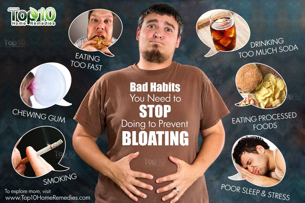 10 Bad Habits You Need to Stop Doing to Prevent Bloating ...