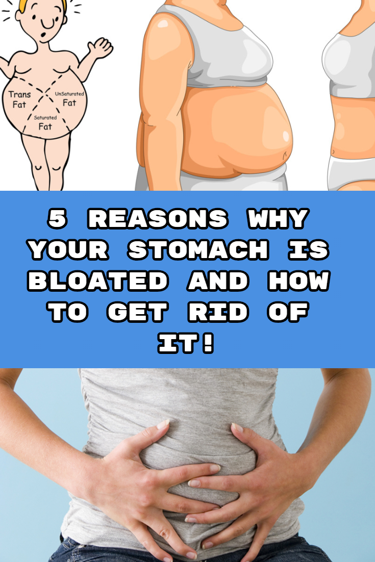 5 Reasons Why Your Stomach Is Bloated and How To Get Rid ...