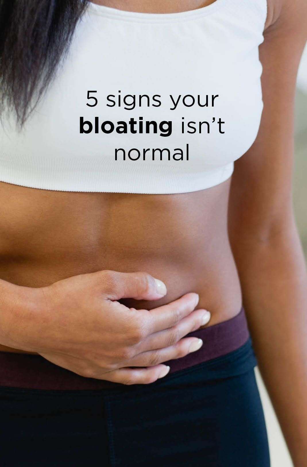 5 Signs Your Bloating Isn