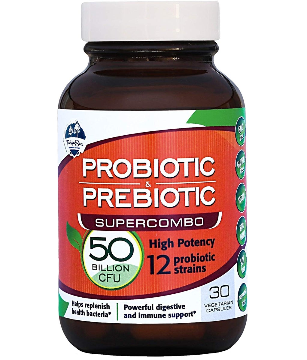 50 Billion CFU Prebiotic &  Probiotic Supplement for Women ...
