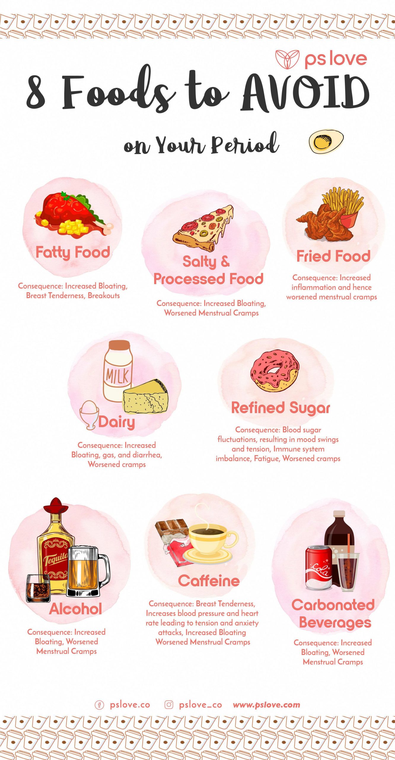 8 Foods to AVOID on Your Period (To Prevent UNWANTED ...