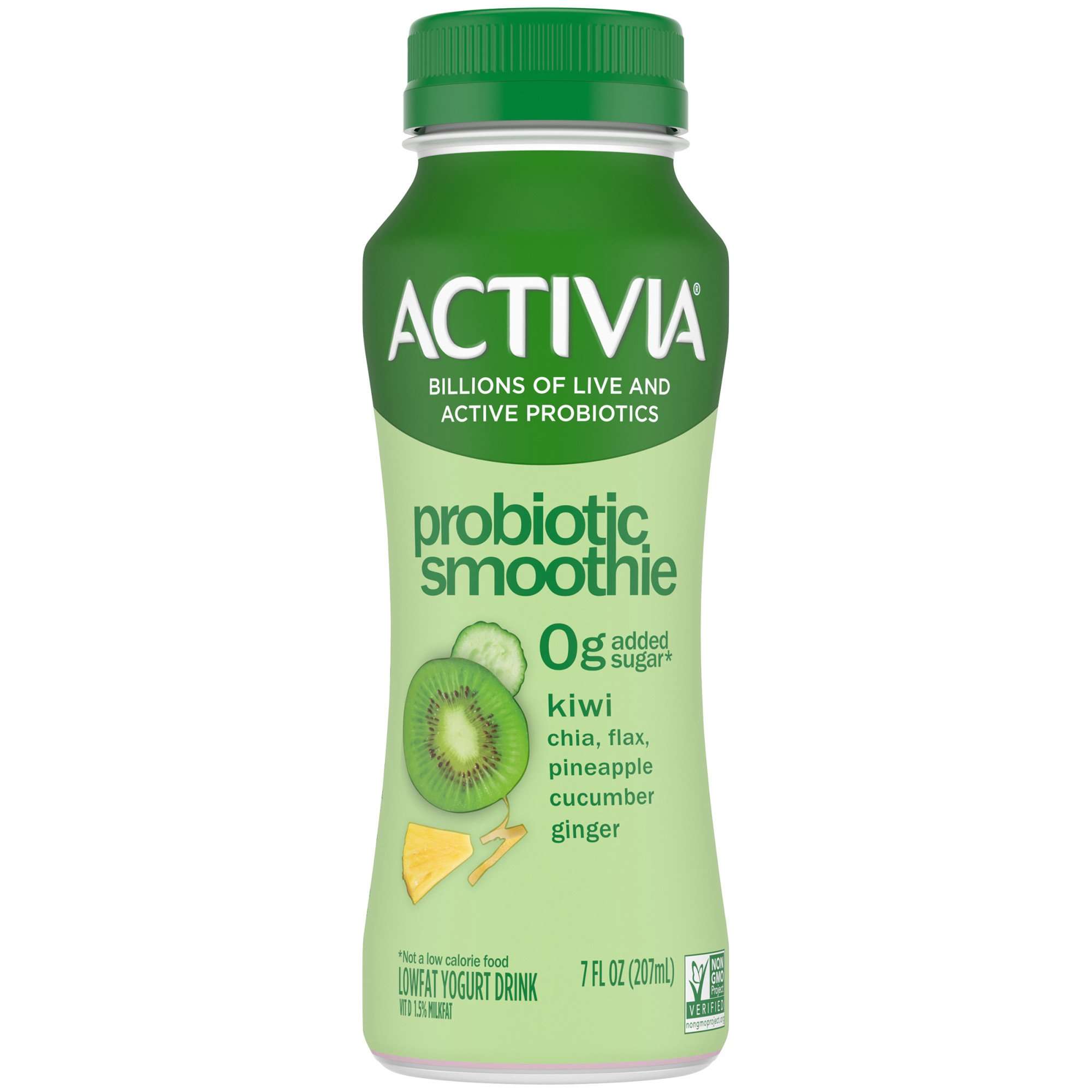 Activia Kiwi Pineapple Cucumber Probiotic Smoothie