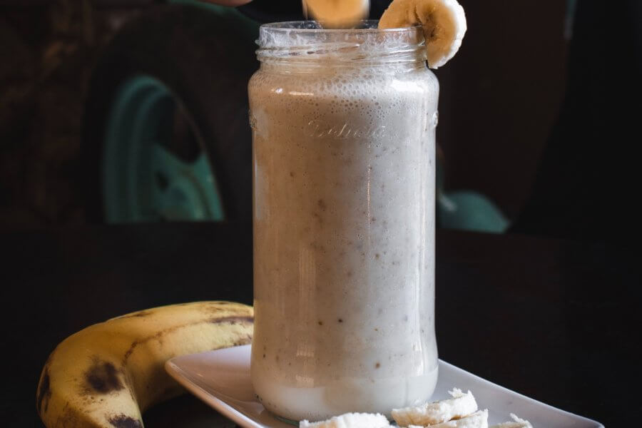 Banana and Almond Milk Smoothie for Constipation