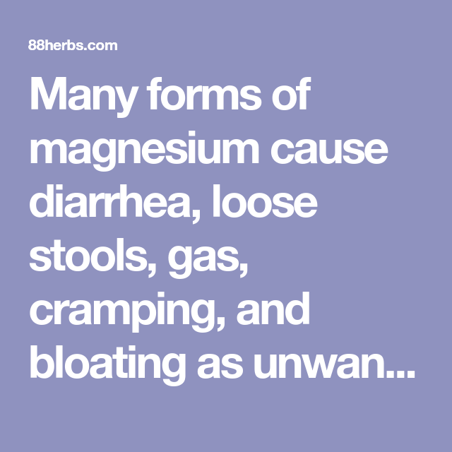 Best Magnesium Supplement to Avoid Diarrhea
