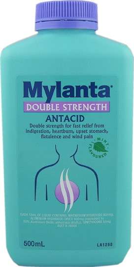 Buy Mylanta Double Strength Liquid 500ml at Health Chemist Online Pharmacy