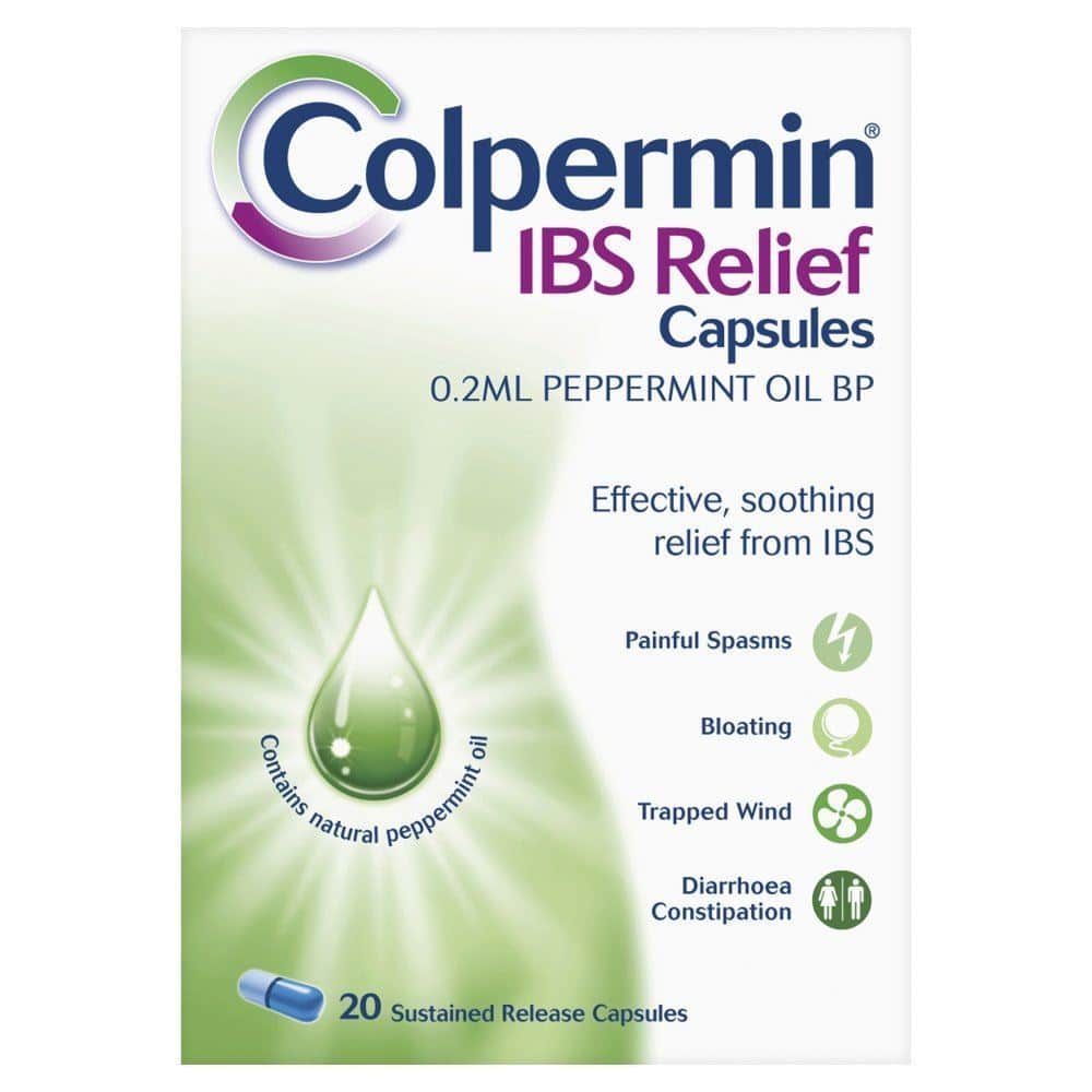 Colpermin IBS Relief 0.2ml Peppermint Oil BP 20 Capsules