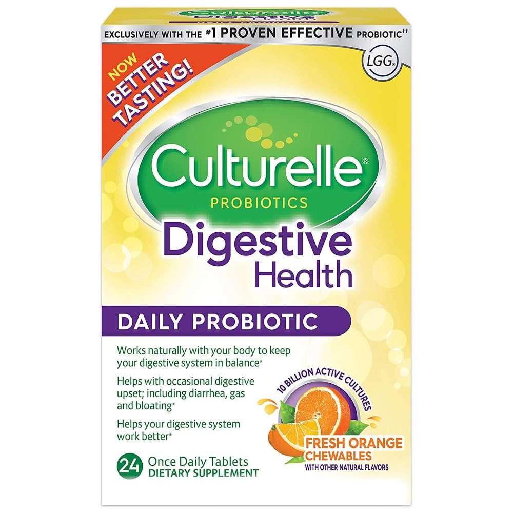 Culturelle Digestive Health Daily Formula Chewables, One Per Day ...