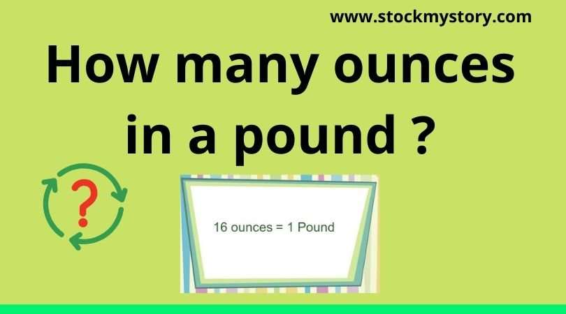 How many ounces in a pound
