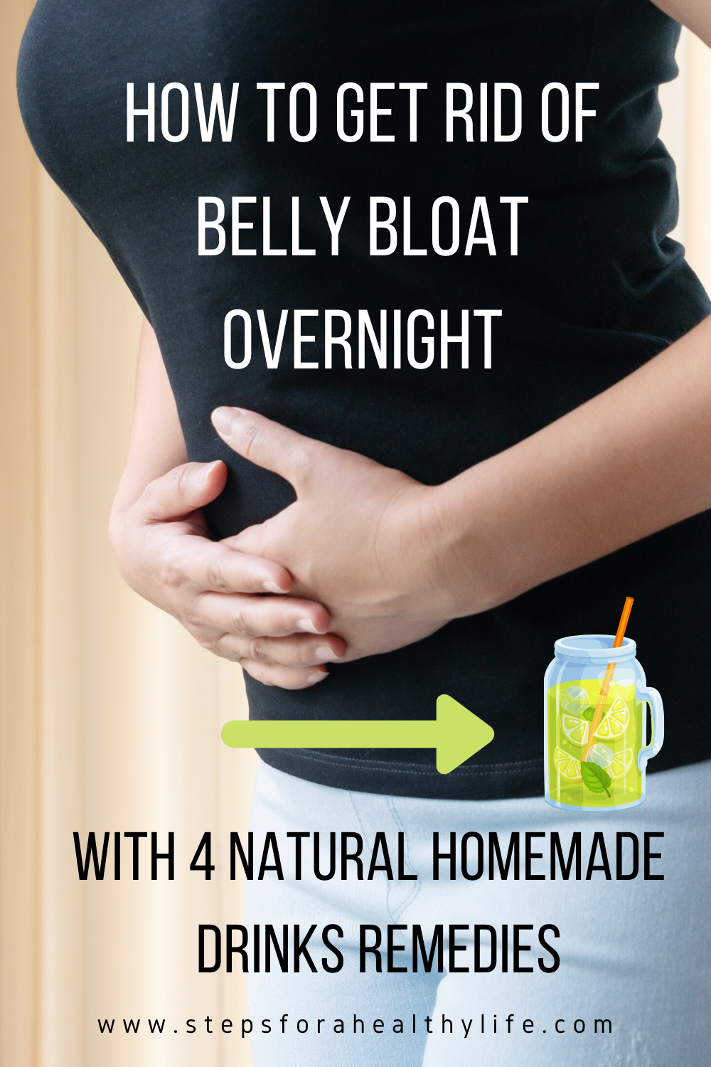 How to get rid of belly bloat overnight: With 4 natural ...
