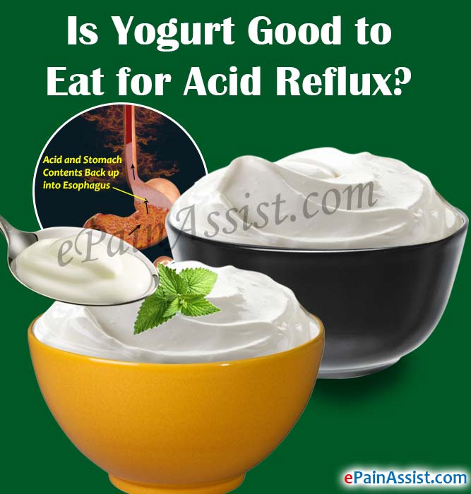 Is Yogurt Good to Eat for Acid Reflux?