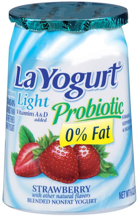 La YogurtÂ® Light Probiotic Strawberry Blended Nonfat ...