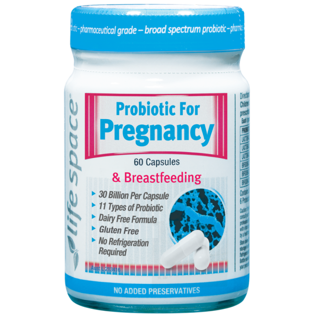 Life Space Probiotic For Pregnancy &  Breastfeeding 60 caps