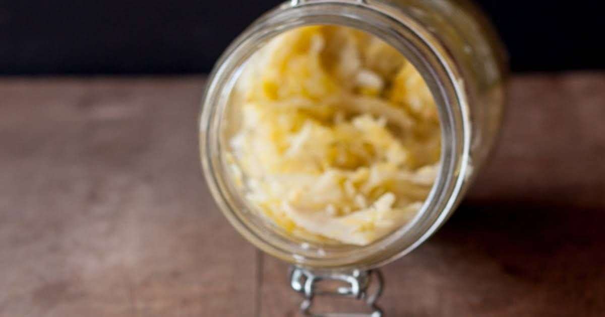 Natural Probiotic Cabbage Sauerkraut Recipe
