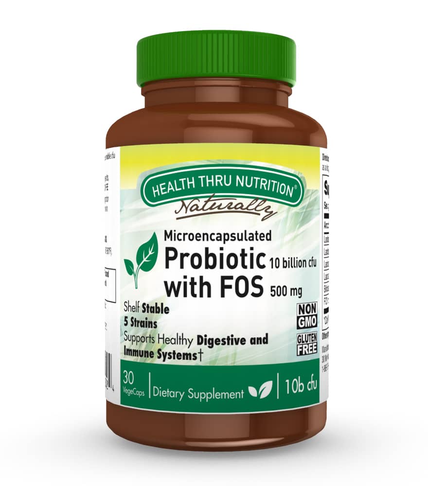Probiotic (10 Billion CFU) with FOS (500 mg)