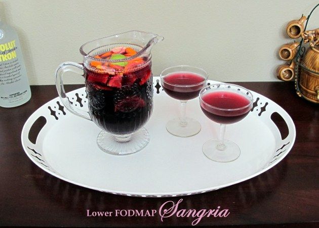 Sangria  Low FODMAP/Fructose Friendly for Some