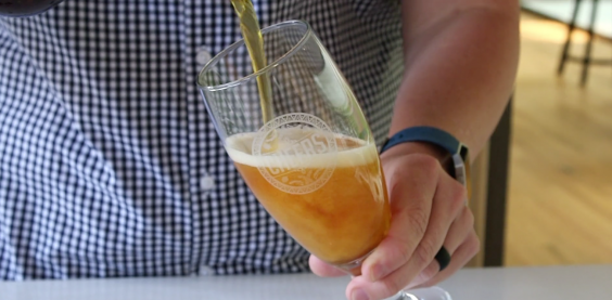 This is why tilting a beer glass to avoid foam actually makes you ...