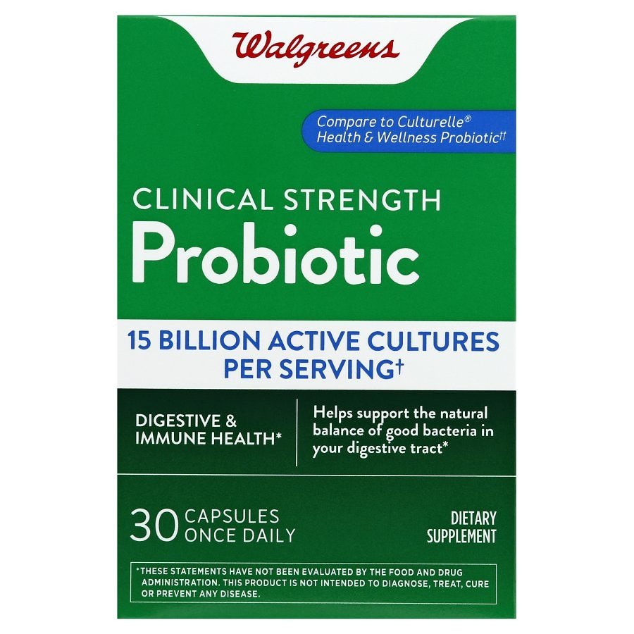 Walgreens Probiotic Lactobacillus GG Capsules