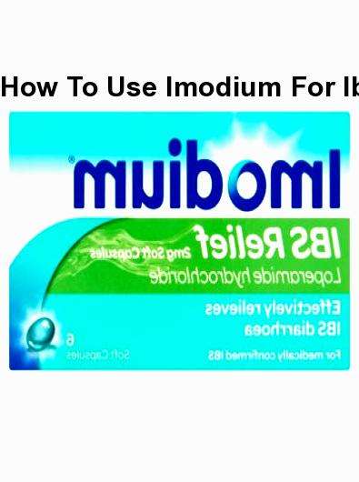 When to take imodium for ibs 1.17 USD per dose