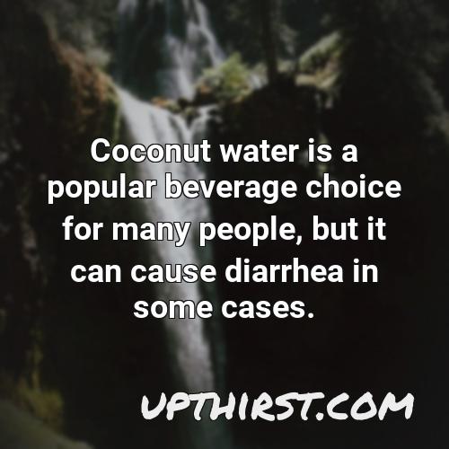 Why Does Coconut Water Make You Poop [Must