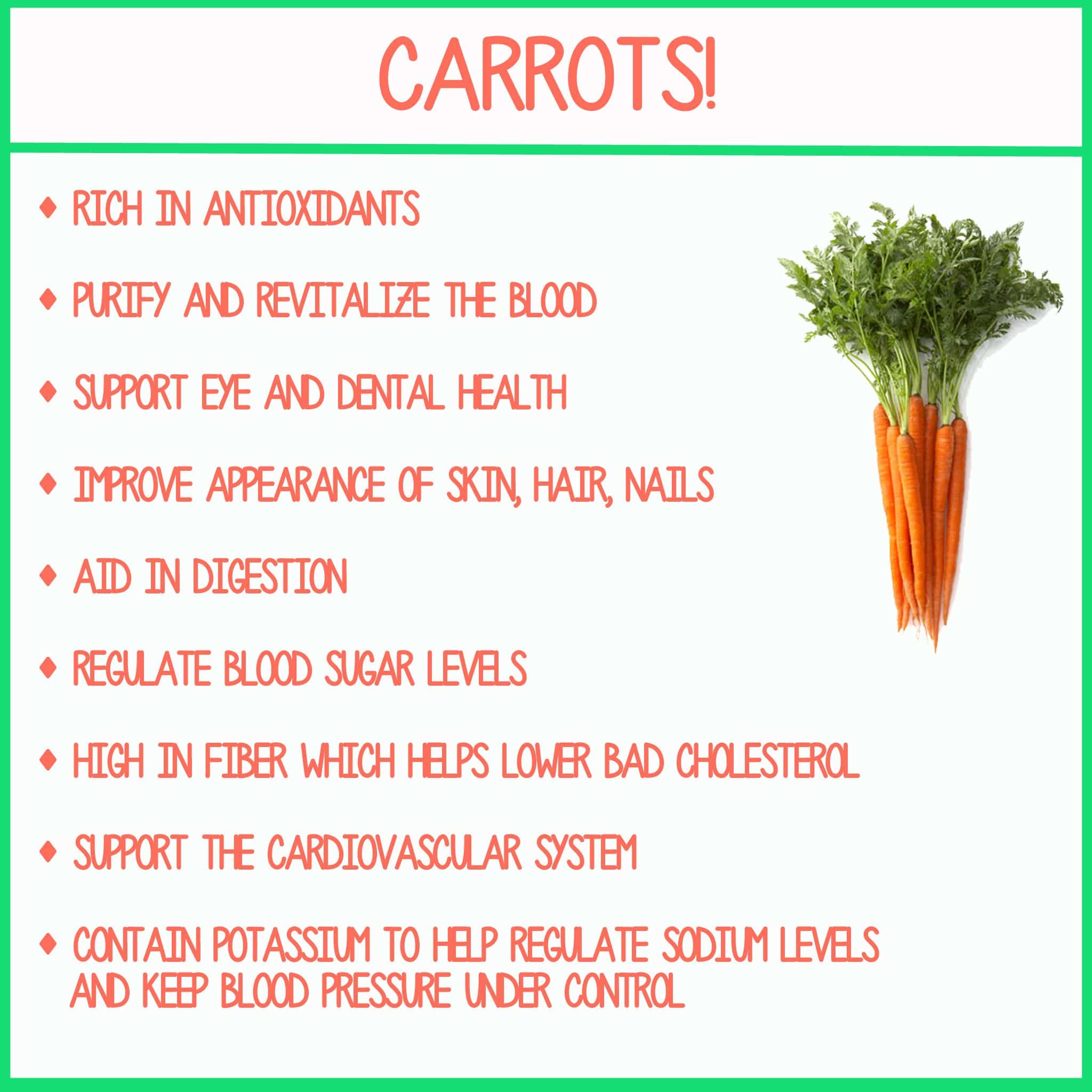 You can find fresh, local carrots available nearly year